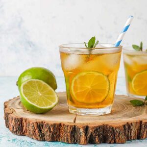 Mint Lemon Honey Iced Tea ꭞ