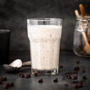 Banana Walnut Lassi with Mint