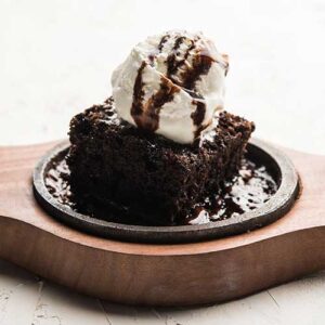 Fudgy Sizzling Brownie