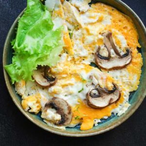 Cheese Mushroom Omelet ꭞ