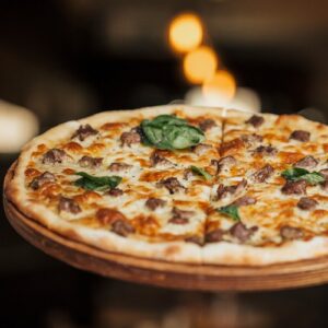 Chicken Roast Pizza - Wheat/White Flour ꭞ