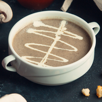 Veg Cream of Mushroom Soup ꭞ