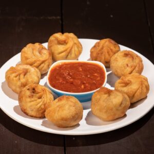 Momos - Tandoori Cheese Spinach (8 pcs) ꭞ